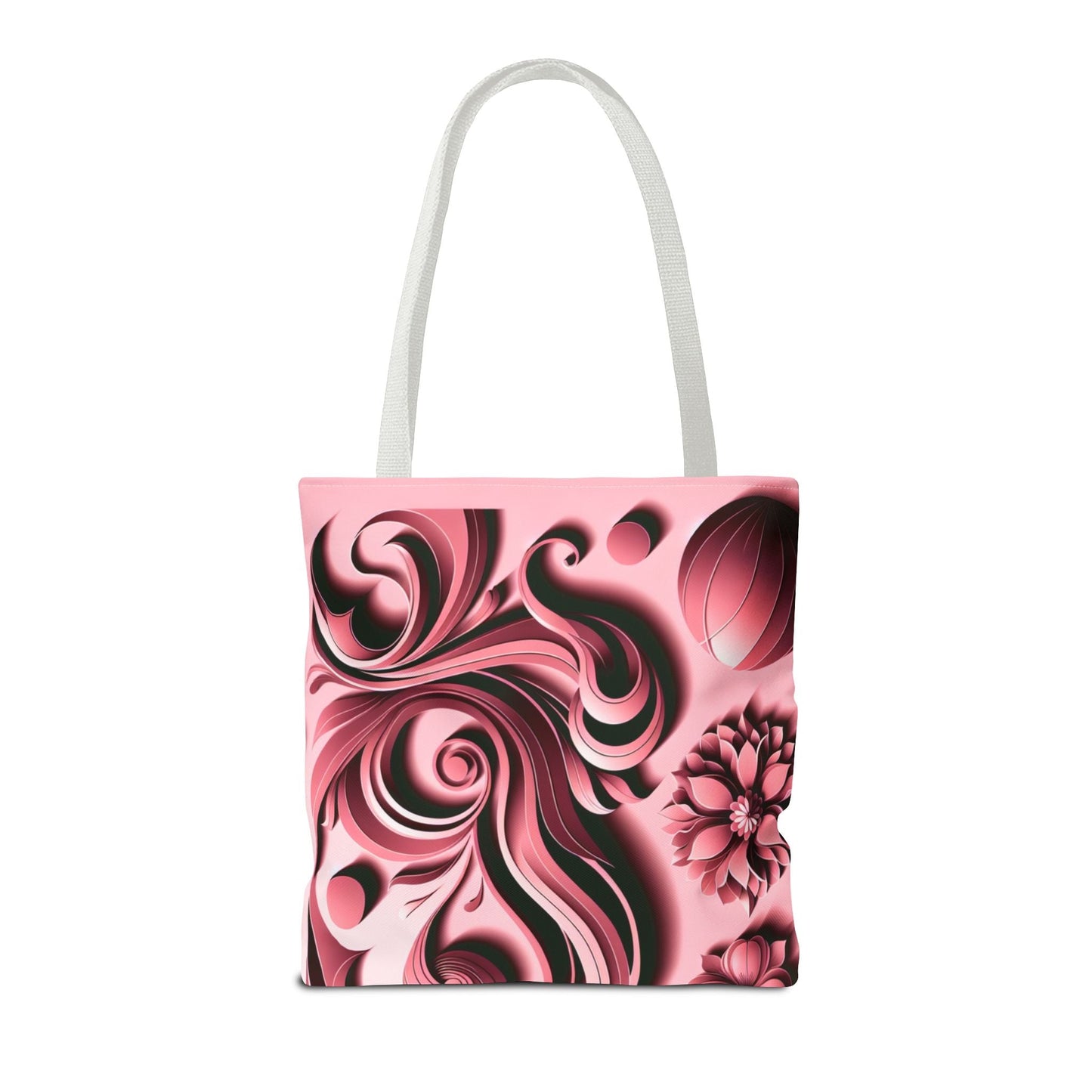 Stylish Floral Tote Bag - Elegant Floral Design for Everyday Use