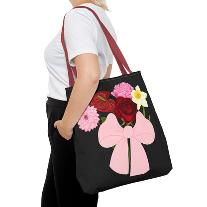 Floral Bow Tote Bag - Perfect for Mother's Day & Everyday Use