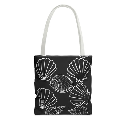 Elegant Shell Pattern Tote Bag - Perfect for Beach Days & Everyday Use