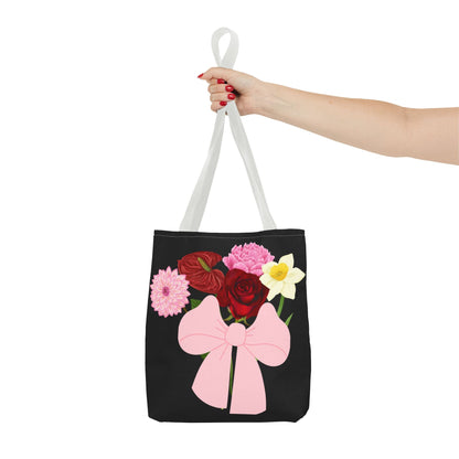 Floral Bow Tote Bag - Perfect for Mother's Day & Everyday Use