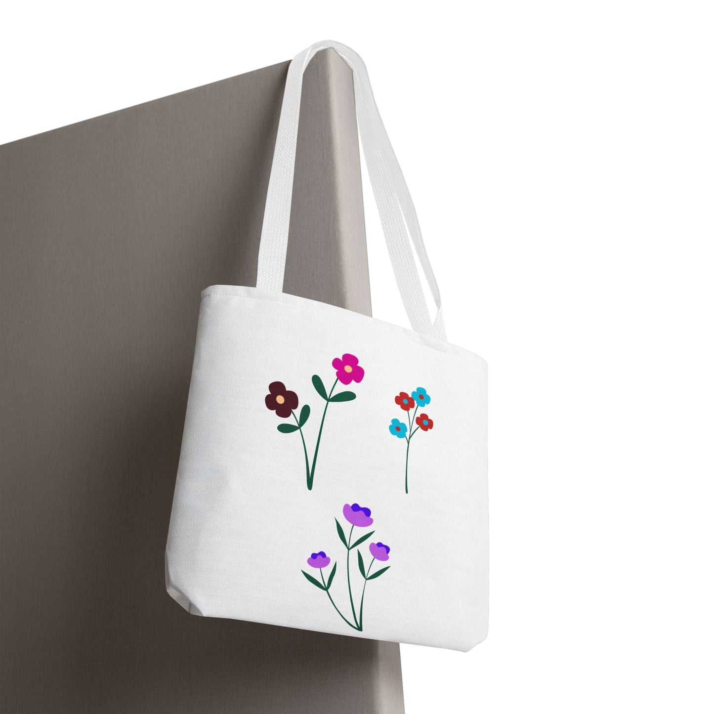 Floral Print Tote Bag - Stylish Eco-Friendly Carryall for Everyday Use