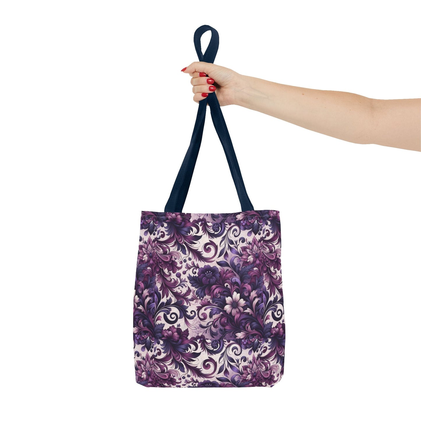 Floral Elegance Tote Bag - Stylish and Versatile Floral Pattern for Everyday Use
