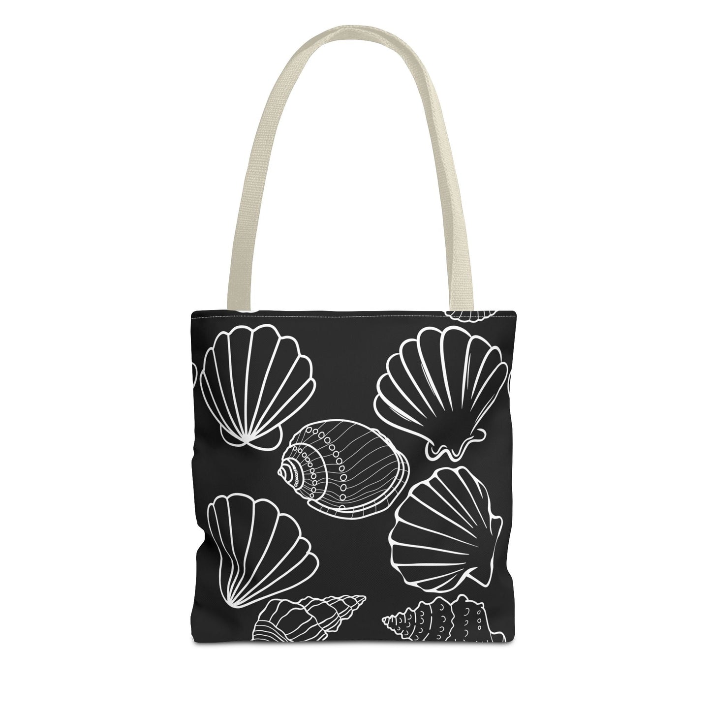 Elegant Shell Pattern Tote Bag - Perfect for Beach Days & Everyday Use