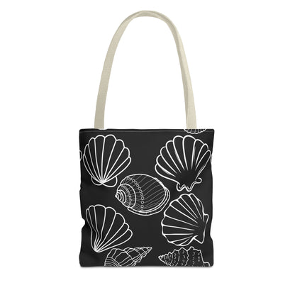 Elegant Shell Pattern Tote Bag - Perfect for Beach Days & Everyday Use