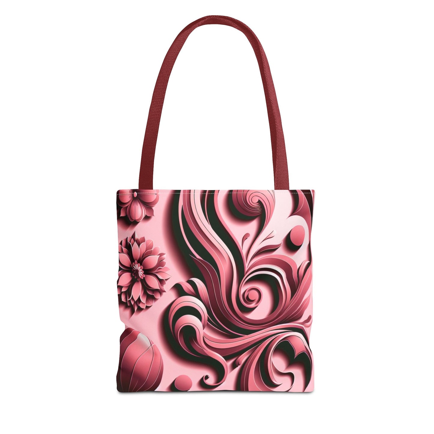 Stylish Floral Tote Bag - Elegant Floral Design for Everyday Use