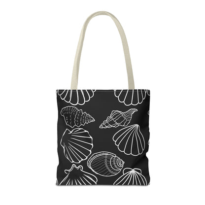 Elegant Shell Pattern Tote Bag - Perfect for Beach Days & Everyday Use