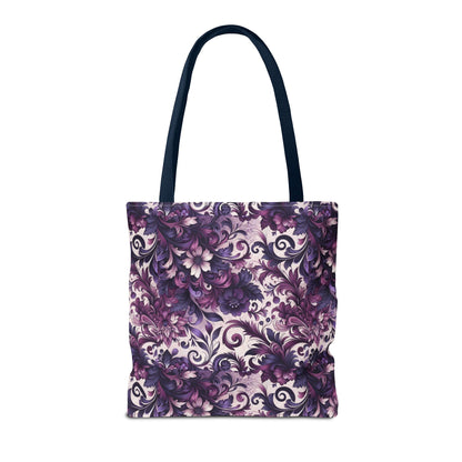 Floral Elegance Tote Bag - Stylish and Versatile Floral Pattern for Everyday Use