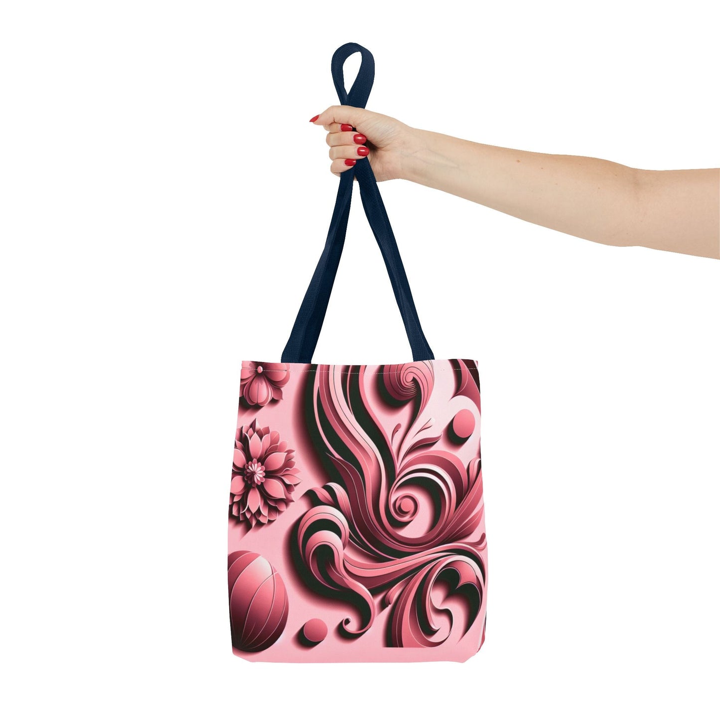 Stylish Floral Tote Bag - Elegant Floral Design for Everyday Use