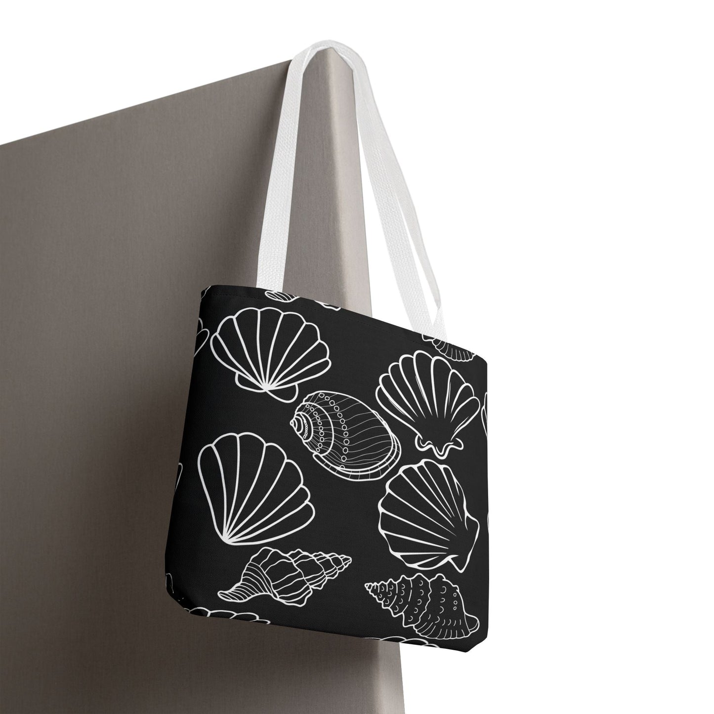 Elegant Shell Pattern Tote Bag - Perfect for Beach Days & Everyday Use