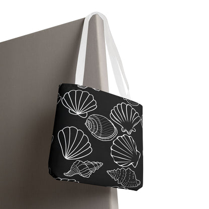 Elegant Shell Pattern Tote Bag - Perfect for Beach Days & Everyday Use