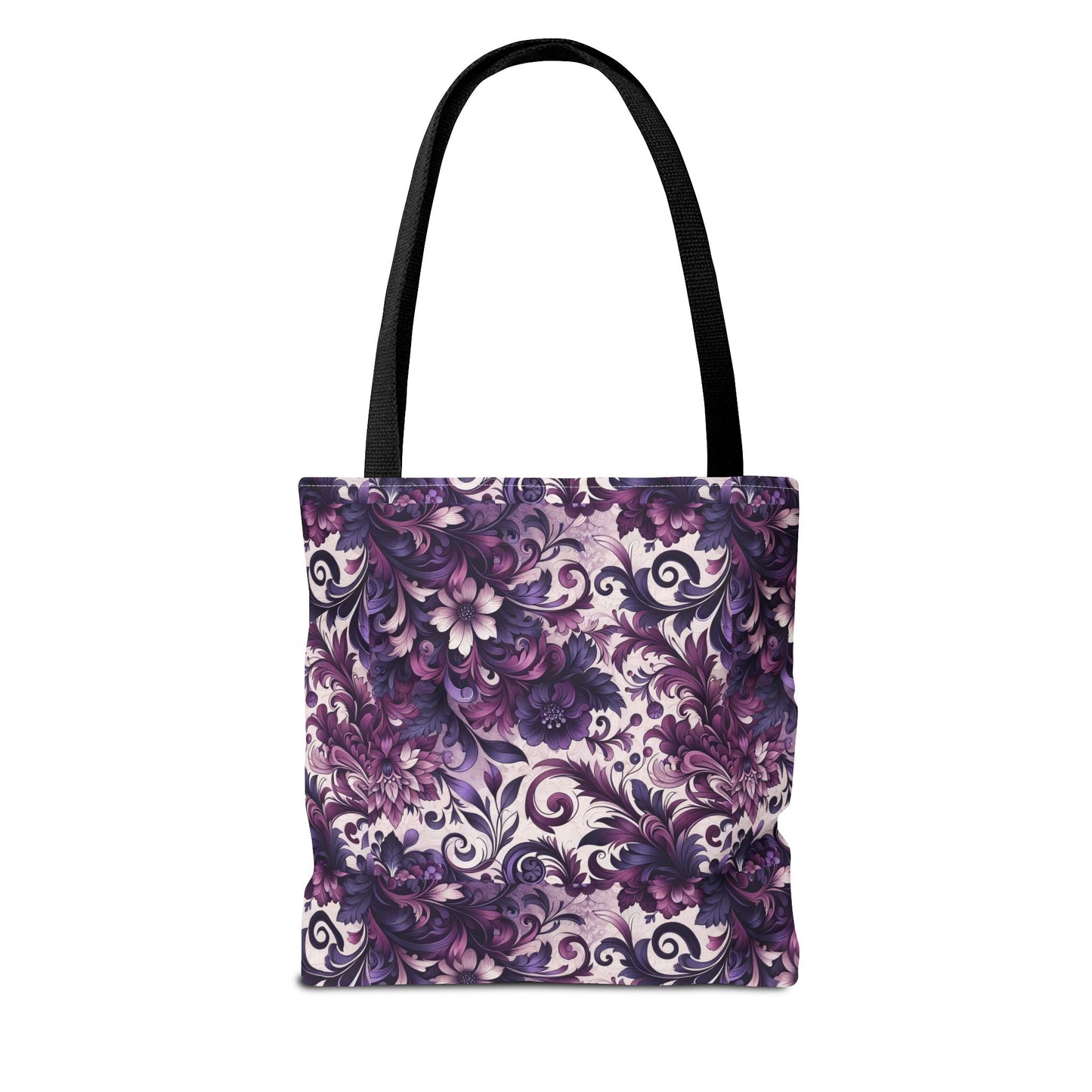 Floral Elegance Tote Bag - Stylish and Versatile Floral Pattern for Everyday Use