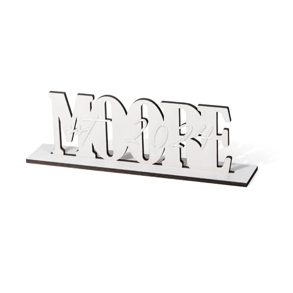 Personalized Mr & Mrs Wedding Name Sign – Custom Table Decor & Anniversary Gift
