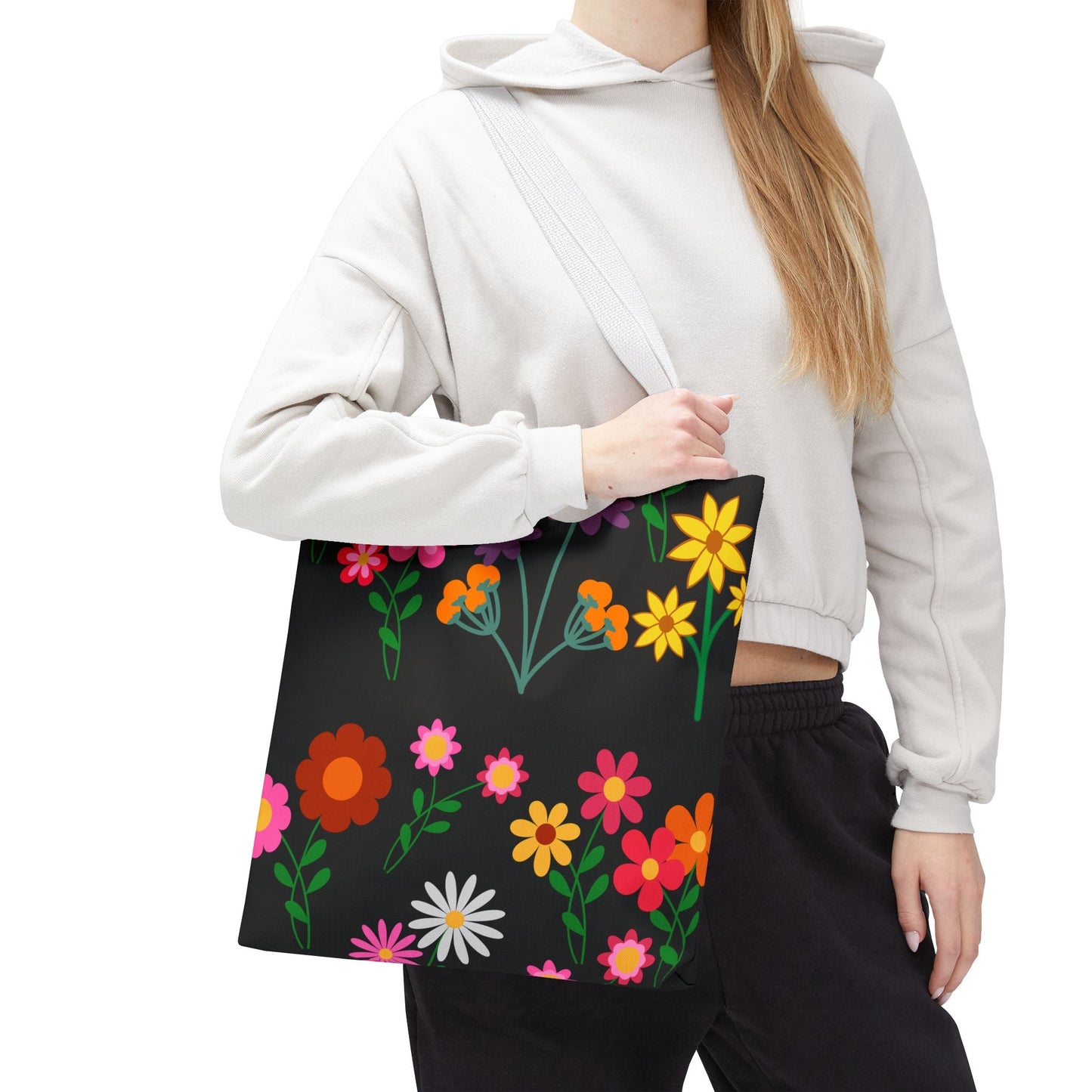 Colorful Floral Tote Bag – Eco-Friendly Every Day Essentials
