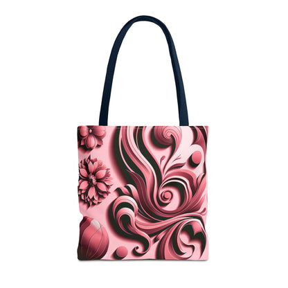 Stylish Floral Tote Bag - Elegant Floral Design for Everyday Use