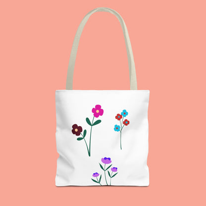 Floral Print Tote Bag - Stylish Eco-Friendly Carryall for Everyday Use