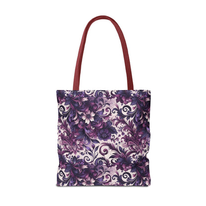 Floral Elegance Tote Bag - Stylish and Versatile Floral Pattern for Everyday Use