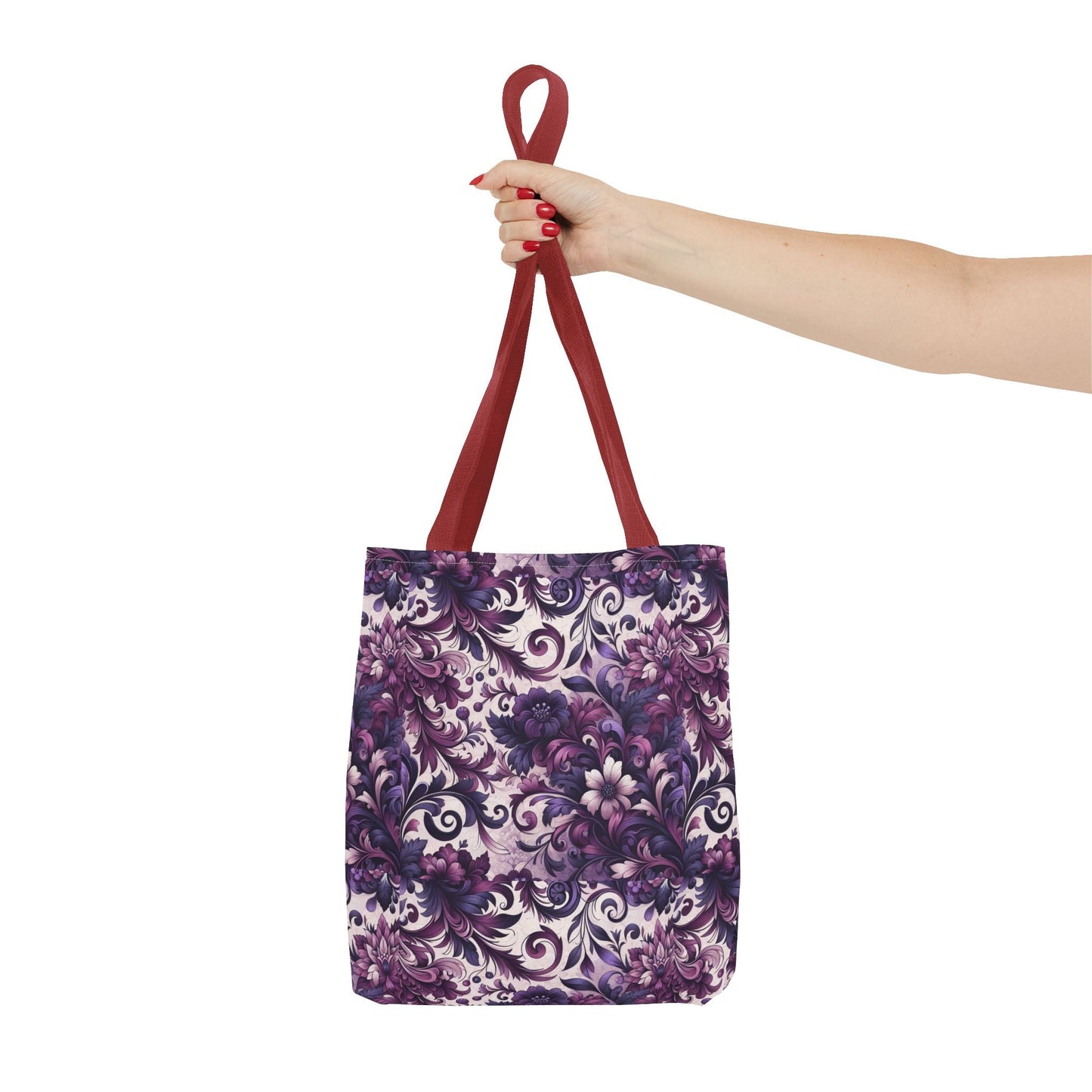 Floral Elegance Tote Bag - Stylish and Versatile Floral Pattern for Everyday Use