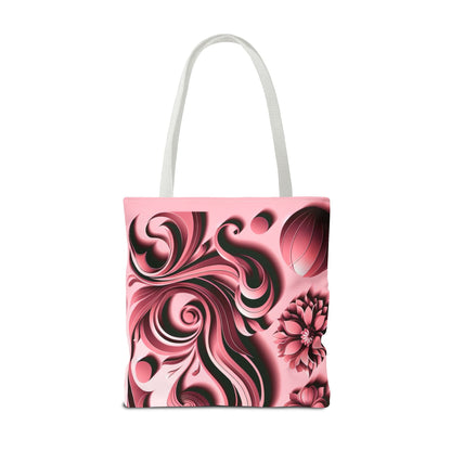 Stylish Floral Tote Bag - Elegant Floral Design for Everyday Use
