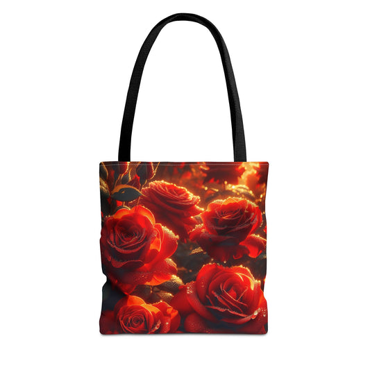 Romantic Rose Tote Bag – Elegant Floral Design for Everyday Use