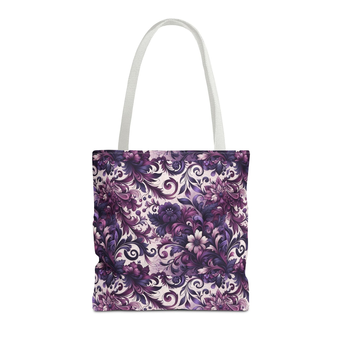 Floral Elegance Tote Bag - Stylish and Versatile Floral Pattern for Everyday Use