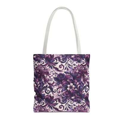 Floral Elegance Tote Bag - Stylish and Versatile Floral Pattern for Everyday Use