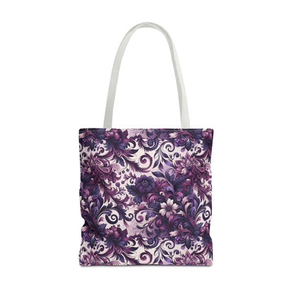Floral Elegance Tote Bag - Stylish and Versatile Floral Pattern for Everyday Use