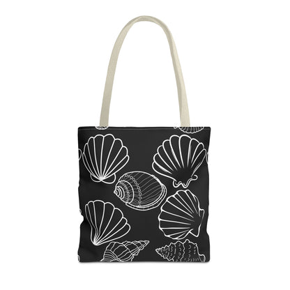 Elegant Shell Pattern Tote Bag - Perfect for Beach Days & Everyday Use