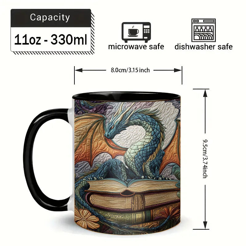 Magic Dragon Ceramic Coffee Mug