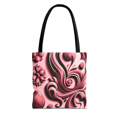 Stylish Floral Tote Bag - Elegant Floral Design for Everyday Use