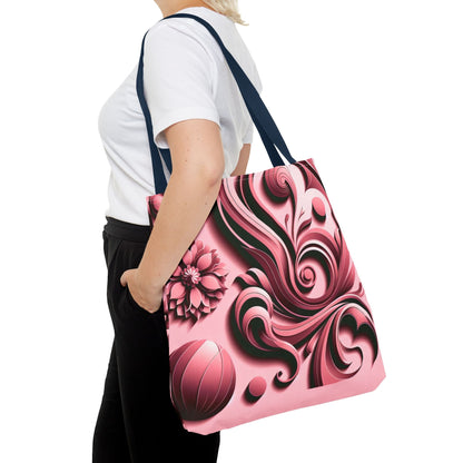 Stylish Floral Tote Bag - Elegant Floral Design for Everyday Use