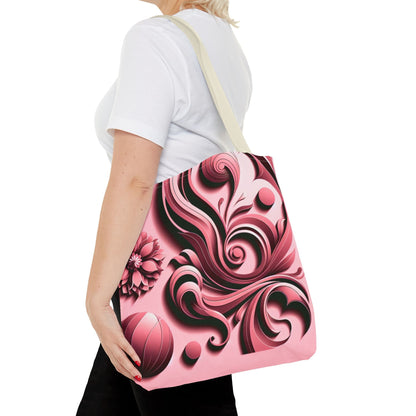 Stylish Floral Tote Bag - Elegant Floral Design for Everyday Use