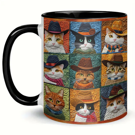 Bounty Cat Ceramic Coffee Mug