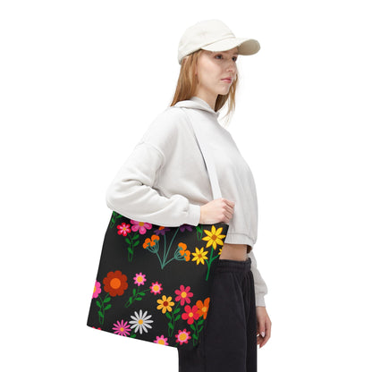 Colorful Floral Tote Bag – Eco-Friendly Every Day Essentials