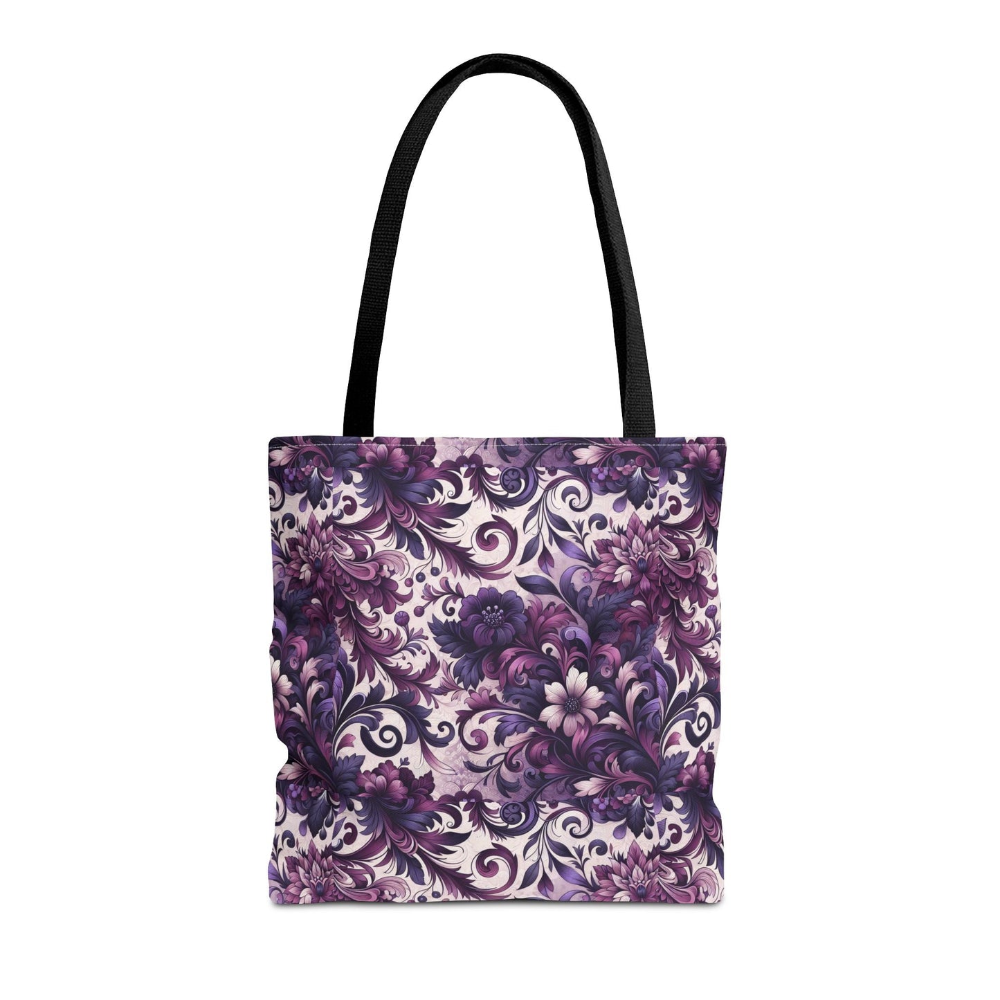 Floral Elegance Tote Bag - Stylish and Versatile Floral Pattern for Everyday Use