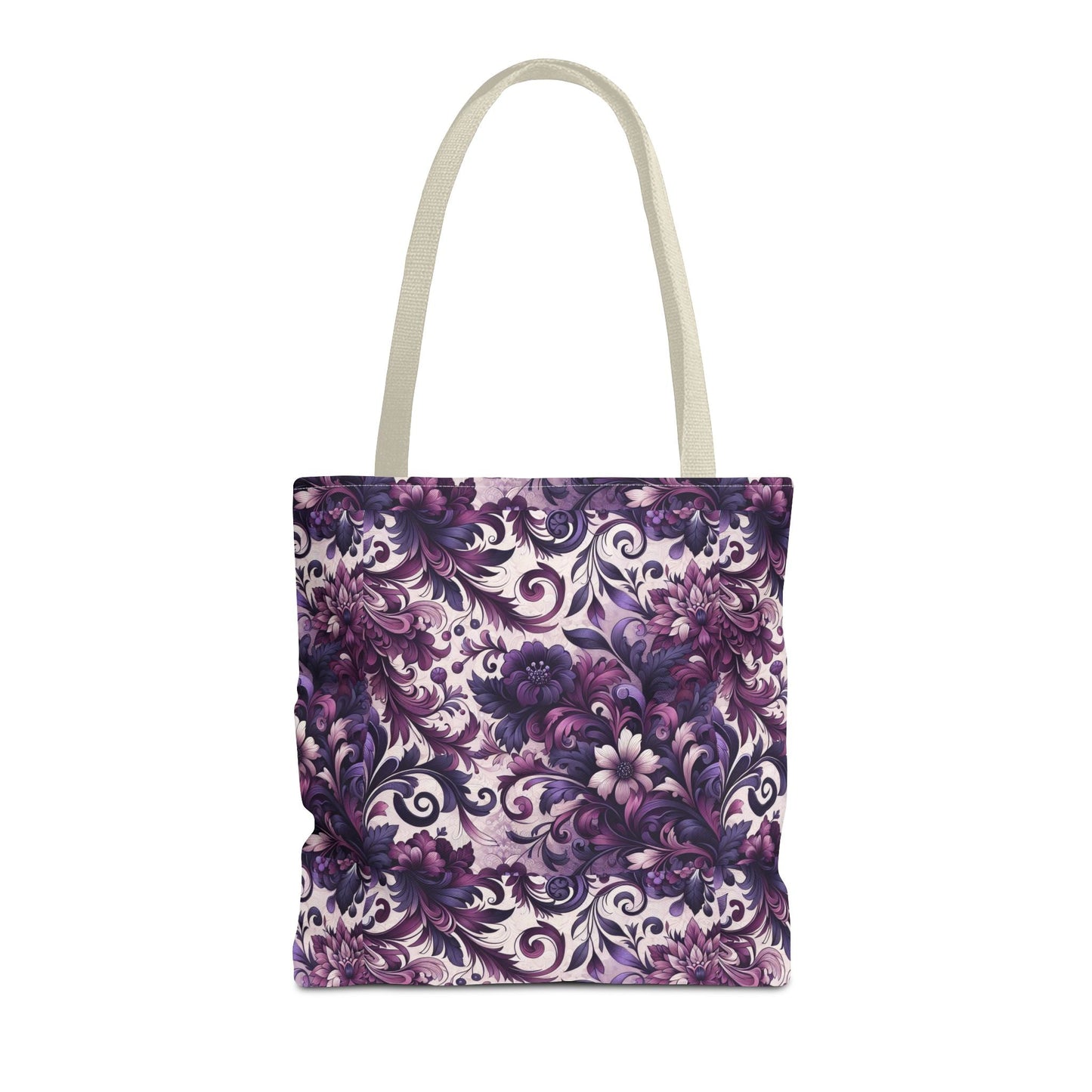 Floral Elegance Tote Bag - Stylish and Versatile Floral Pattern for Everyday Use