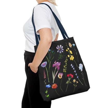 Floral Tote Bag - Chic and Eco-Friendly Carryall for Nature Lovers