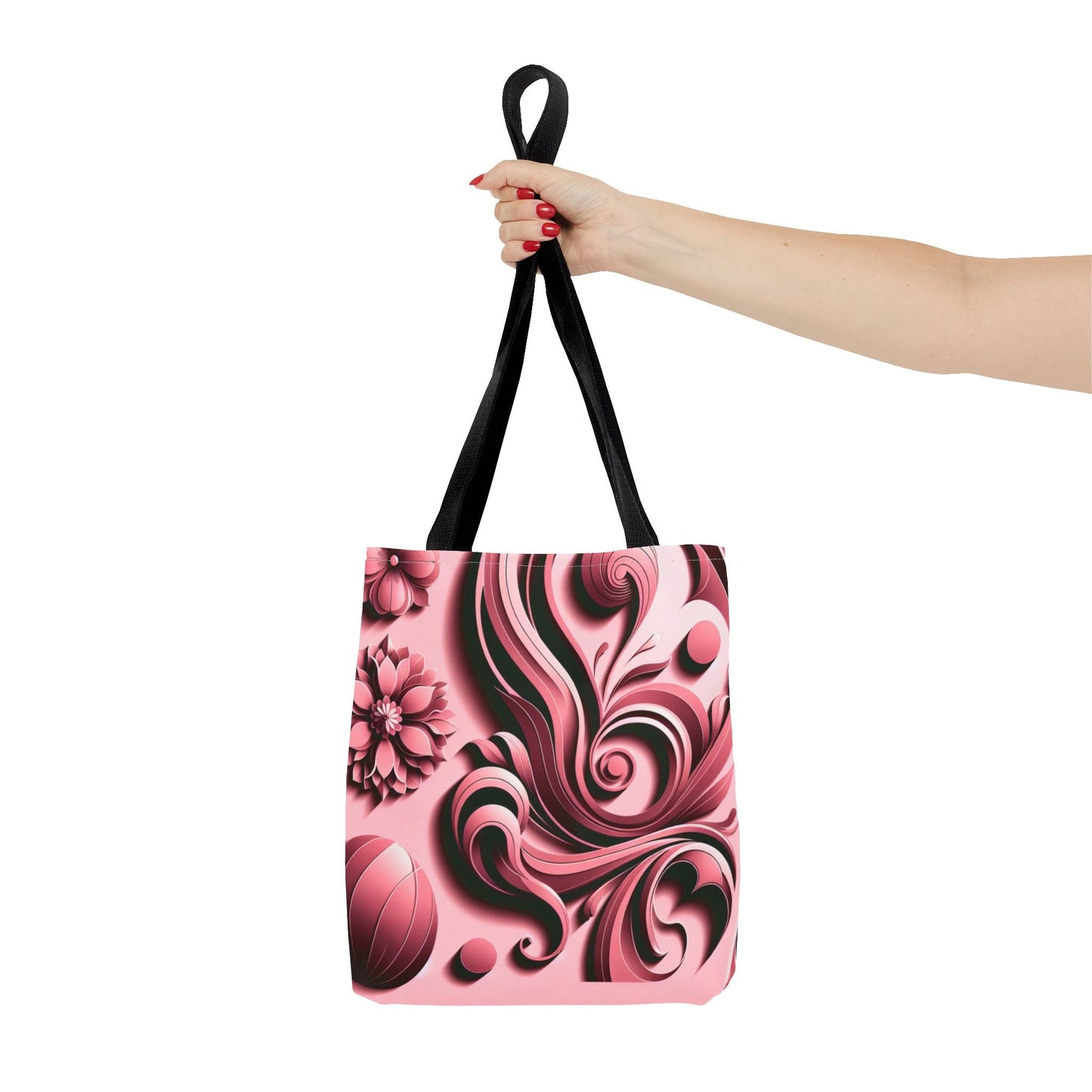 Stylish Floral Tote Bag - Elegant Floral Design for Everyday Use