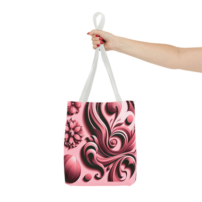 Stylish Floral Tote Bag - Elegant Floral Design for Everyday Use