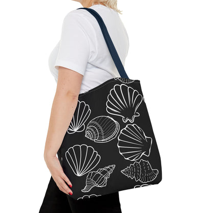 Elegant Shell Pattern Tote Bag - Perfect for Beach Days & Everyday Use