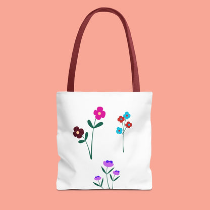 Floral Print Tote Bag - Stylish Eco-Friendly Carryall for Everyday Use