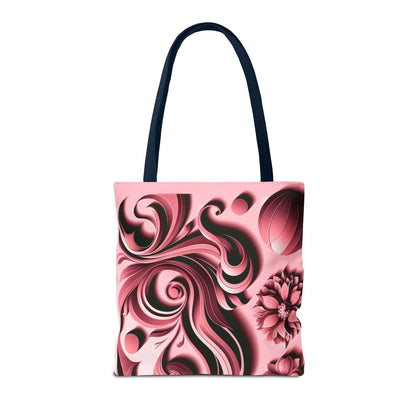 Stylish Floral Tote Bag - Elegant Floral Design for Everyday Use
