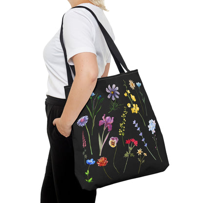 Floral Tote Bag - Chic and Eco-Friendly Carryall for Nature Lovers