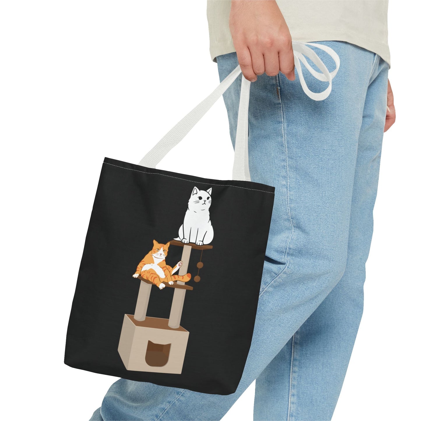 Cute Cat Lover Tote Bag - Perfect for Pet Owners and Cat Enthusiasts