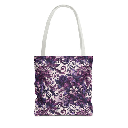 Floral Elegance Tote Bag - Stylish and Versatile Floral Pattern for Everyday Use