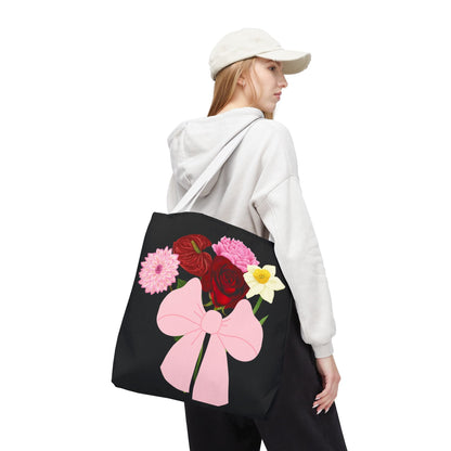 Floral Bow Tote Bag - Perfect for Mother's Day & Everyday Use