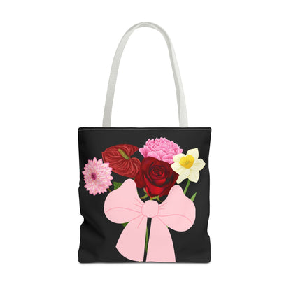 Floral Bow Tote Bag - Perfect for Mother's Day & Everyday Use