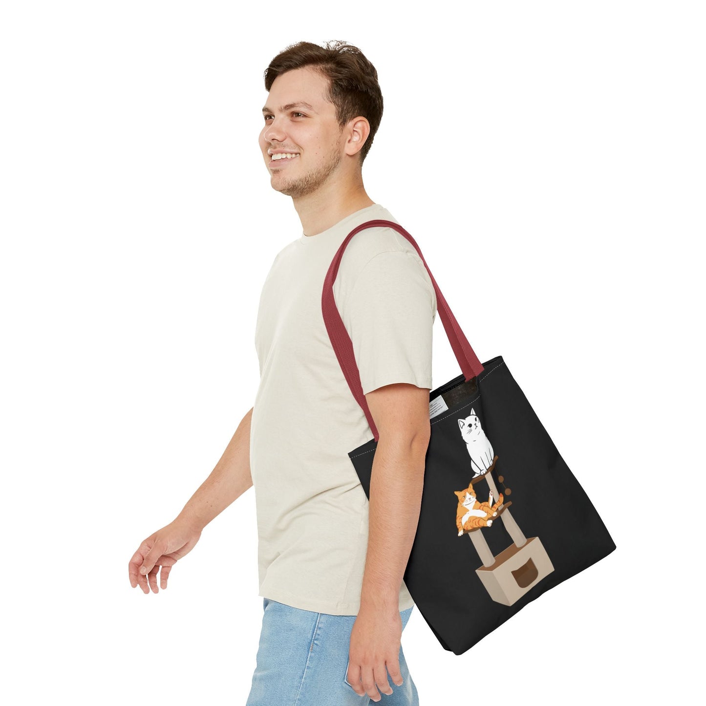 Cute Cat Lover Tote Bag - Perfect for Pet Owners and Cat Enthusiasts