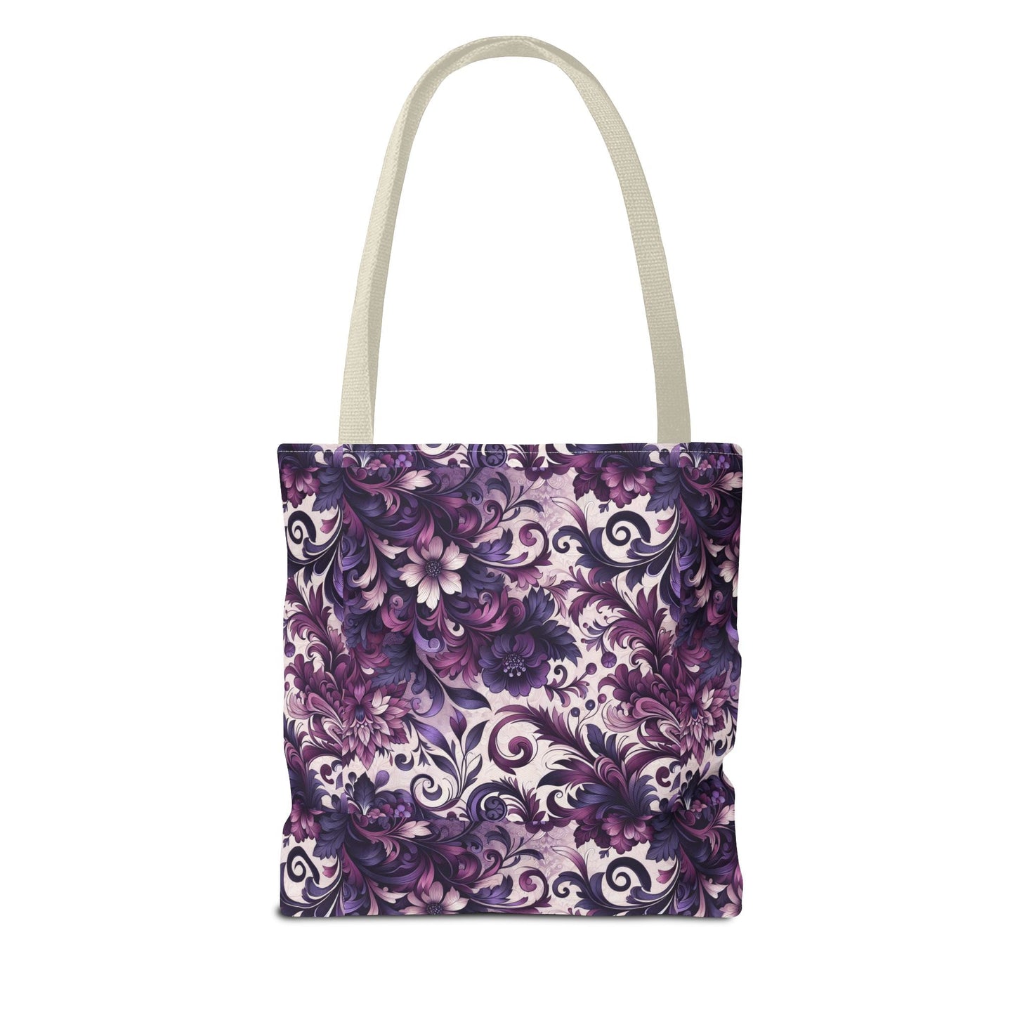 Floral Elegance Tote Bag - Stylish and Versatile Floral Pattern for Everyday Use