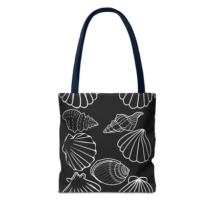 Elegant Shell Pattern Tote Bag - Perfect for Beach Days & Everyday Use