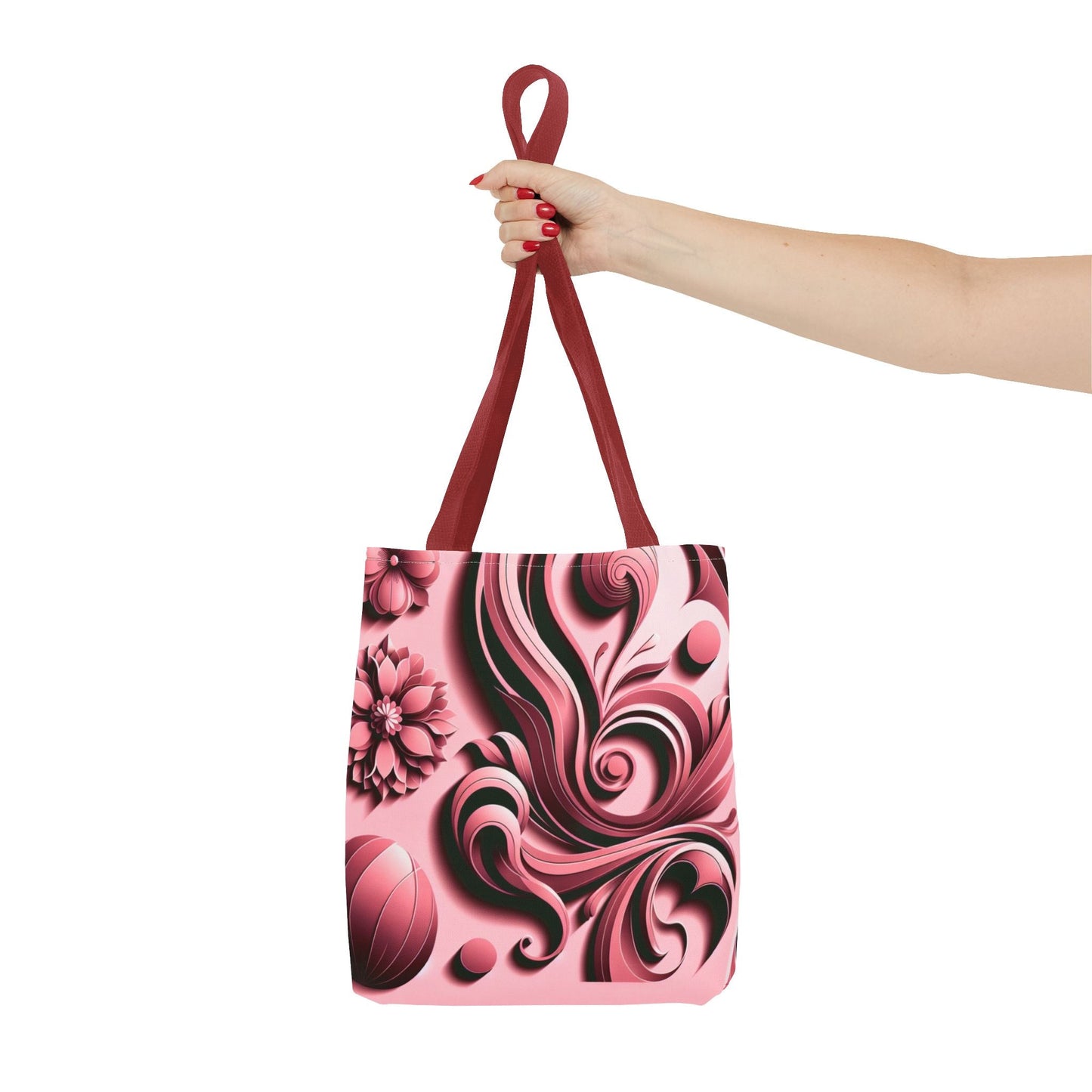 Stylish Floral Tote Bag - Elegant Floral Design for Everyday Use